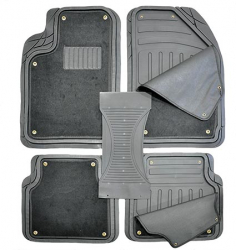 Set covorase auto din mocheta si cauciuc Combination universale 5 buc. 