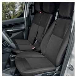 Set huse scaune auto Kegel Tailor Made pentru Ford Transit Connect II dupa 2014 ptr scaun sofer + pasager 2 locuri spatar bancheta masuta 
