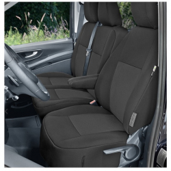 Set huse scaune auto Kegel Tailor Made pentru Mercedes Vito III W447 dupa 2014 ptr scaun sofer + bancheta pasager 2 locuri 1 + 2 