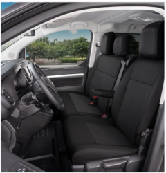 Set huse scaune auto Kegel Tailor Made Van DV1 + DV1 pentru Peugeot Expert 3 Traveller Citroen Jumpy dupa 2016 Opel Vivaro C Zafira Life 
