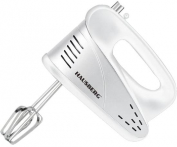Mixer de mana Hausberg HB-4210 300 W 5 viteze Alb/Negru 