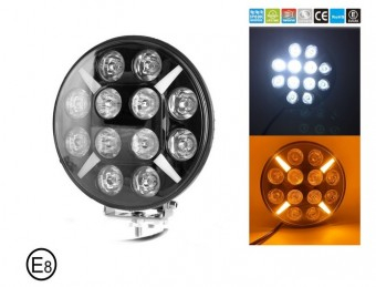 Proiector faza lunga LED cu DRL dual color FI18 