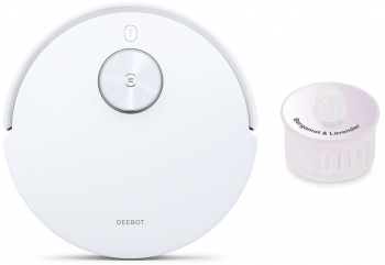 Aspirator robot DEEBOT T10 Ecovacs TrueMapping 0.4L autonomie 260 min + capsula odorizanta Alb