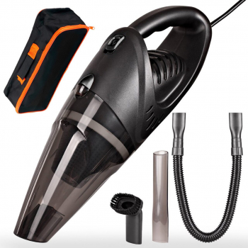 Aspirator auto umed si uscat 106 W 12 V 5000 Pa cablu 5m cu geanta depozitare 