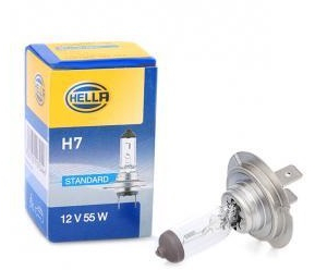 Bec auto halogen HELLA H7 12V 55W +120 Px26d 8GH223498031 1 buc. 