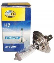 Bec auto halogen HELLA H7 24V 70W Px26d 8GH007157241 1 buc. 
