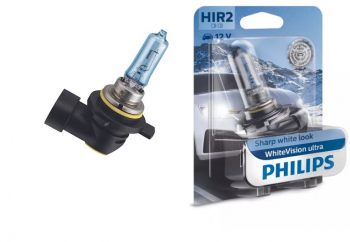 Bec HIR1 9011 PHILIPS 99ZS207P 12V 55W WhiteVision ultra albastru PX22D ECE 1 buc. 