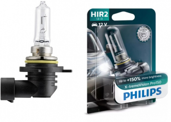 Bec HIR2 9012 PHILIPS 99ZS324P 12V 55W X-tremeVision Pro150 cu pana 150 mai multa lumina PX22D ECE 1 buc. 