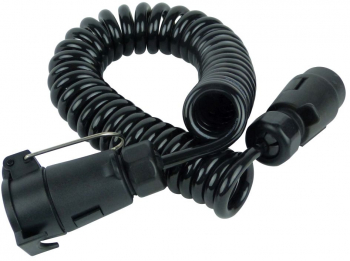 Cablu electric curent Carpoint pentru remorca 34-70cm 7 pini cu fisa + priza cu sistem de blocare 