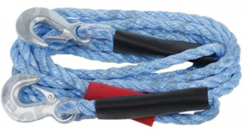 Chinga remorcare sufa ancorare si/sau ridicare chinga tractare 1450-2500kg tone lungime 5m prindere cu carlige culoare albastru 