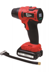Compresor auto portabil tip pistol Streetwize 35L/min cu acumulator manomentru afisaj LCD 