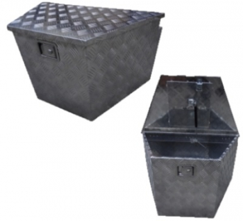 Cutie de scule aluminiu 85-45x46x49cm cu blocare cu maner greutate 9.5kg 