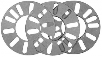 Distantiere roti set 2 bucati grosime 9.5mm din aluminiu 