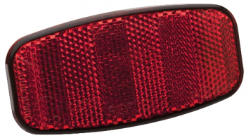 Element reflectorizant bicicleta catadioptru culoare rosie 