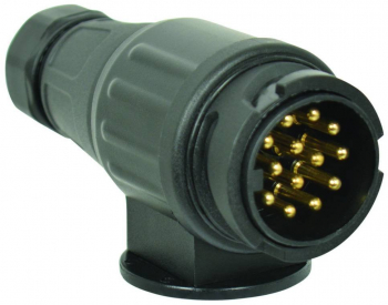 Fisa remorca auto Carpoint 12V 13 pini plastic Tip Jager ISO 11446 1 buc 