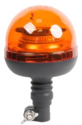 Girofar auto Automax 12V/ 24V orange cu bec LED fixare pe suport 45 Led-uri R10 R65 