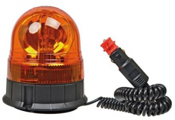 Girofar auto Automax 12V orange cu bec H1 si fixare magnetica 16x14cm 