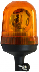Girofar auto BestAutoVest 12V/24V orange cu bec H1 cu suport tubular 235/125mm 