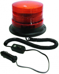 Girofar auto Carpoint 12V 500W orange cu bec Xenon fixare magnetica si suruburi 14x15 5/20cm 