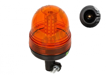 Girofar auto NEOLITE 12/24V cu 60 leduri orange cu suport tubular diam. 130 mm inaltime 205 mm 