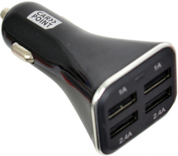Incarcator auto Carpoint pentru USB de la priza auto 4xUSB 12V/ 24V iesire 5V 6.8A 