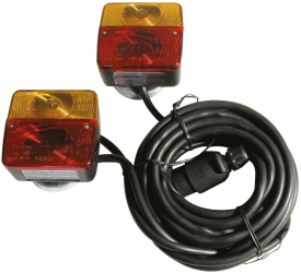 Kit magnetic remorca auto Carpoint cu lampi cablu de 7 5m fisa remorca cu 7 pini 