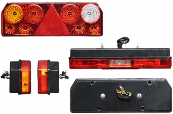 Lampa auto BestAutoVest pentru camion stanga 24V 422x149x90mm cu lampa numar 1 buc. 