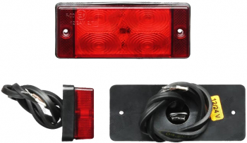 Lampa auto BestAutoVest pentru ceata rosie cu leduri 12V 108x46x25mm 1 buc. 