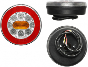 Lampa auto BestAutoVest pentru remorca cu LED universala Dreapta/Stanga 12/24V diametru 140mm. fara lampa numar 1 buc. 
