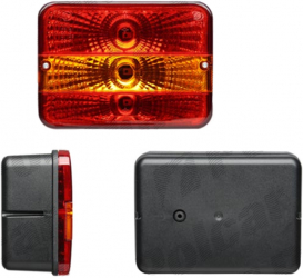 Lampa auto BestAutoVest pentru remorca partea Dreapta/ Stanga 12/24V 190x140x75mm fara lampa numar 1 buc. 