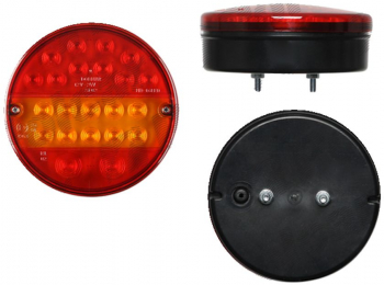 Lampa auto BestAutoVest pentru remorca partea Dreapta/ Stanga rotund cu leduri 12/24V 140mm fara lampa numar 1 buc. 