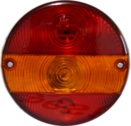 Lampa auto BestAutoVest pentru remorca rotunda stanga/dreapta cu lampa numar 12/24V 140mm 1 buc. 