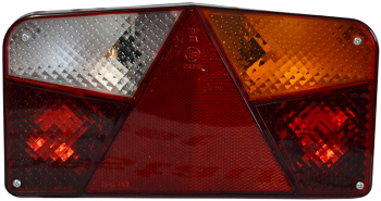 Lampa auto Horpol pentru remorca partea Dreapta 12/24V 265x140x65mm cu triunghi reflectorizant 1 buc. 