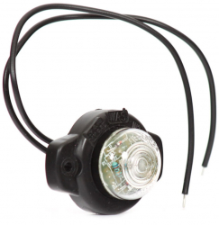 Lampa gabarit auto BestAutoVest 12V rotunda Alba cu led cu suport 57x41.4x26.8mm 1 buc. 