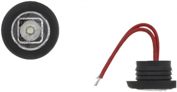 Lampa gabarit RapidAuto 99LO347E 12/24V rotund 1xLED rosu Latime 19 6 mm Inaltime 5 mm Diametru 32 mm ECE 