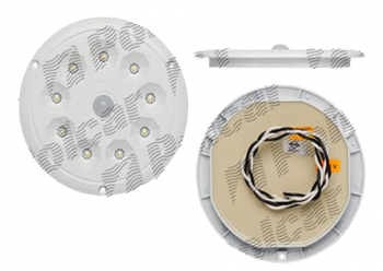 Lampa interioara cu leduri 12/24V cu senzor miscare rotund LED 