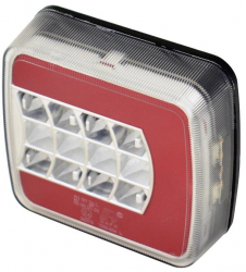 Lampa spate stop LED Carpoint 104 x 97 x 40mm 12V 5 functii Stanga 