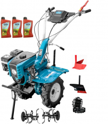 Motocultor Profesional Dakard HS 1000B New 7 CP Capota cu Far Roti Metalice Plug Arat Rarita Reglabila 