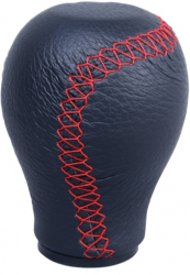 Ornament schimbator de viteze Piele neagra cu cusatura Rosie inaltime 72cm 1 buc. 