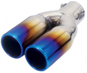 Ornament Toba Automax Cromat Dublu 225x133x57mm intrare 38mm diametru iesiri 63mm 
