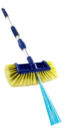 Perie spalat auto Blaster Brush 2 in 1 cu perie si cu pistol cu jet apa bara extensibila pana la 1.4 metri 