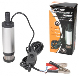 Pompa transfer lichid submersibila Automax electrica 12V 12L/min cu filtru diam 38mm 