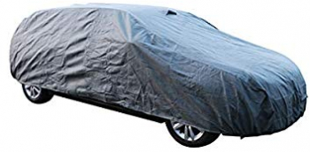 Prelata auto Carpoint Ultimate Protection husa exterioara model Hatchback/Combi dimensiune M 458x161cm/153x121cm Gri 