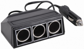 Priza auto tripla Automax 12V 1A max.100W cu cablu de 80cm 