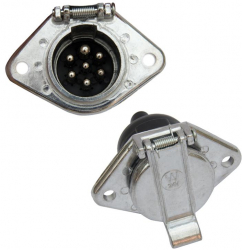 Priza remorca auto BestAutoVest 24V 7 pini metal 1 buc 