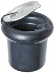 Scrumiera auto suplimentara rotunda cu baza magnetica 
