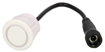Senzor de parcare VALEO 12V diametru 18 40 mm diam. exterior 23 mm alb lucios 1 buc. 
