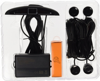 Senzori parcare spate Streetwize 12 V cu 4 senzori de culoare negru si display LED si alerta sonora 