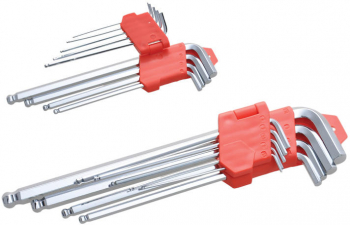 Set 9 chei imbus Automax cu capuri tip HEX L9 1.5-10 mm