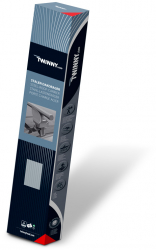 Set bare transversale portbagaj din otel marca Twinny Load TL S27 kit complet cu bare suporti si antifurt cu cheie 